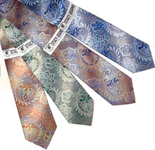 Load image into Gallery viewer, Stacy Adams Tie &amp; Hanky Set - 5 &amp; 7 Leaf Design # S57L