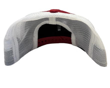 Load image into Gallery viewer, Alabama Crimson Tide Crimson &amp; White 9Seventy 970 New Era Stretch Snap Trucker Snapback Cap with Rope Trim