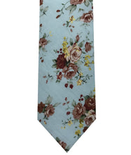 Load image into Gallery viewer, Floral 2.50" Width Tie &amp; Pocket Square Set # FTH100