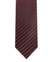 Load image into Gallery viewer, Ivy League Diagonal Stripes 2.75" Microfiber Tie &amp; Pocket Square Set # 2027