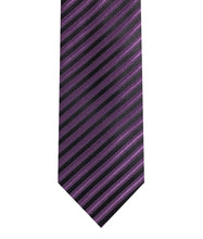 Load image into Gallery viewer, Ivy League Diagonal Stripes 2.75" Microfiber Tie &amp; Pocket Square Set # 2027