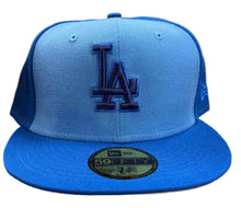 Load image into Gallery viewer, Los Angeles LA Dodgers Fitted 59fifty 5950 Color Pack Blue New Era Hat
