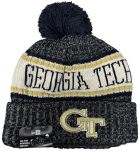Load image into Gallery viewer, Georgia Tech New Era One Time Removable Pom Knit Beanie