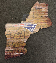 Load image into Gallery viewer, New England Patriots Sign Welcome Distressed 6 x 12