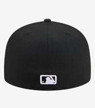 Load image into Gallery viewer, New York Yankees New Era 59Fifty Black Cap with Black Yankees Logo White Outline 5950 Fitted Cap