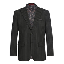 Load image into Gallery viewer, Single Breasted New Slim Fit Suit # 293-55 Black