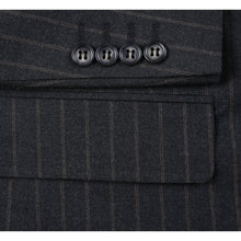 Load image into Gallery viewer, Single Breasted New Slim Fit Suit # 293-55 Black