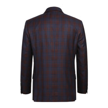 Load image into Gallery viewer, Single Breasted New Slim Fit Blazer # 294-24 Burgundy Blue