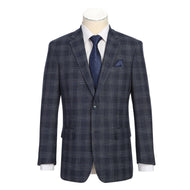 Single Breasted Classic Fit Blazer # 294-46 Navy