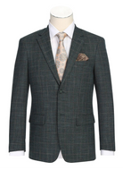 Single Breasted New Slim Fit Blazer # 294-48 Green