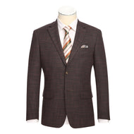 Single Breasted New Slim Fit Blazer # 294-51 Brown