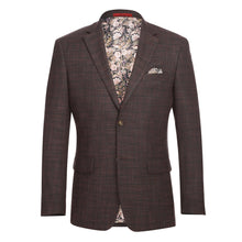 Load image into Gallery viewer, Single Breasted New Slim Fit Blazer # 294-51 Brown