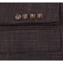 Load image into Gallery viewer, Single Breasted New Slim Fit Blazer # 294-51 Brown