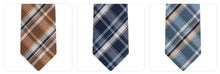 Load image into Gallery viewer, Ivy League Checks 3.50" Microfiber Tie &amp; Pocket Square Set # 748