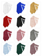 Load image into Gallery viewer, Solid Microfiber Ascot &amp; Pocket Square