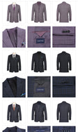 Single Breasted New Slim Fit Wool Blazer # 567