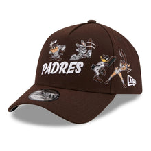 Load image into Gallery viewer, San Diego Padres New Era 9Forty Looney Tunes 940AF Curved Bill Snapback Cap