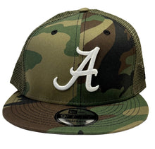 Load image into Gallery viewer, Alabama Crimson Tide New Era 9Fifty 950 Camouflage Trucker Snapback cap