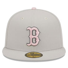 Load image into Gallery viewer, Boston Red Sox New Era 59Fifty 5950 Mother’s Day Khaki &amp; Pink Fitted Hat
