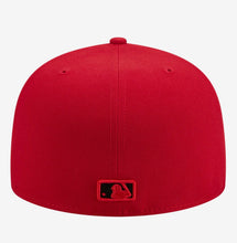 Load image into Gallery viewer, New York Yankees New Era 59fifty 5950 Cardinal Red &amp; Black Fitted Hat