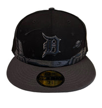 Load image into Gallery viewer, Detroit Tigers New Era 59Fifty 5950 Fitted Hat with Planets, Stars &amp; Spaceships Planetary Design
