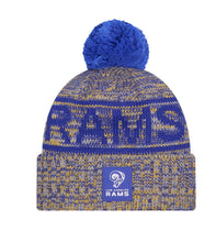 Load image into Gallery viewer, Los Angeles Rams New Era Pom Knit Sideline Beanie
