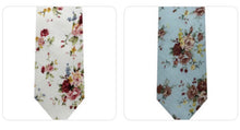 Load image into Gallery viewer, Floral 2.50" Width Tie &amp; Pocket Square Set # FTH100