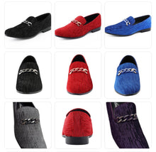 Load image into Gallery viewer, Slip On Velvet Smoker Shoe - Cyrus