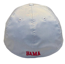 Load image into Gallery viewer, Alabama Crimson Tide Classic 39Thirty 3930 New Era Flex Fit Perforated Gray Cap with Crimson Alabama Logo