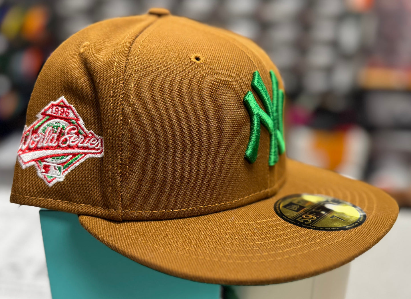 New York Yankees 1996 World Series Side Patch 59Fifty 5950 New Era Fitted Cap