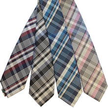 Load image into Gallery viewer, Ivy League Checks 3.50" Microfiber Tie &amp; Pocket Square Set # 665