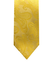 Load image into Gallery viewer, Paisley Design Tie &amp; Pocket Square Hanky in 45 Colors # 600