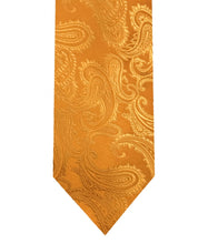 Load image into Gallery viewer, Paisley Design Tie &amp; Pocket Square Hanky in 45 Colors # 600