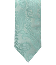 Load image into Gallery viewer, Paisley Design Tie &amp; Pocket Square Hanky in 45 Colors # 600