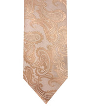 Load image into Gallery viewer, Paisley Design Tie &amp; Pocket Square Hanky in 45 Colors # 600
