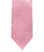 Load image into Gallery viewer, Paisley Design Tie &amp; Pocket Square Hanky in 45 Colors # 600