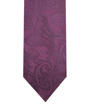 Load image into Gallery viewer, Paisley Design Tie &amp; Pocket Square Hanky in 45 Colors # 600
