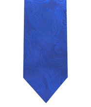 Load image into Gallery viewer, Paisley Design Tie &amp; Pocket Square Hanky in 45 Colors # 600