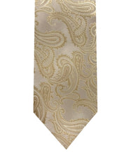Load image into Gallery viewer, Paisley Design Tie &amp; Pocket Square Hanky in 45 Colors # 600