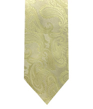 Load image into Gallery viewer, Paisley Design Tie &amp; Pocket Square Hanky in 45 Colors # 600
