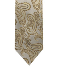 Load image into Gallery viewer, Paisley Design Tie &amp; Pocket Square Hanky in 45 Colors # 600