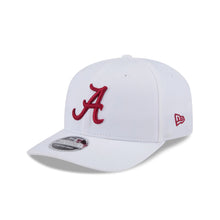Load image into Gallery viewer, Alabama Crimson Tide White &amp; Crimson 9Seventy 970 New Era Stretch Snapback Cap