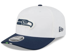 Load image into Gallery viewer, Seattle Seahawks New Era 9Seventy 970 Stretch Snap Snapback Curved Bill Cap # 60722382