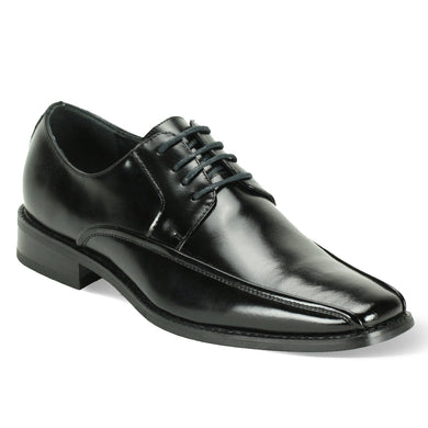 Classy & Elegant Lace up Giorgio Venturi Black Leather Upper Dress Shoe