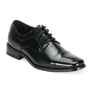 Classy & Elegant Giorgio Venturi Black Leather Upper Dress Shoe