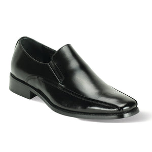 Classy & Elegant Giorgio Venturi Black Leather Upper Dress Shoe