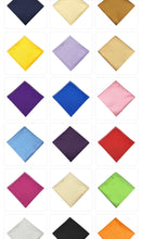Load image into Gallery viewer, Solid Color Microfiber Pocket Squares - Hankies 10" X 10" in 35 Colors