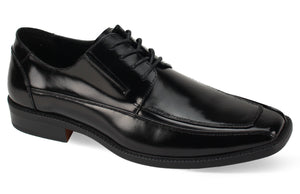 Classy & Elegant Giorgio Venturi Black Leather Upper Dress Shoe