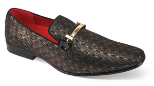 Sharp, Snazzy & Sparkling Slip-on Dress Shoe with buckle.