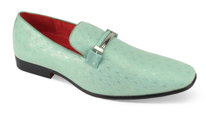 Sharp, Snazzy & Sparkling Slip-on Dress Shoe with buckle.